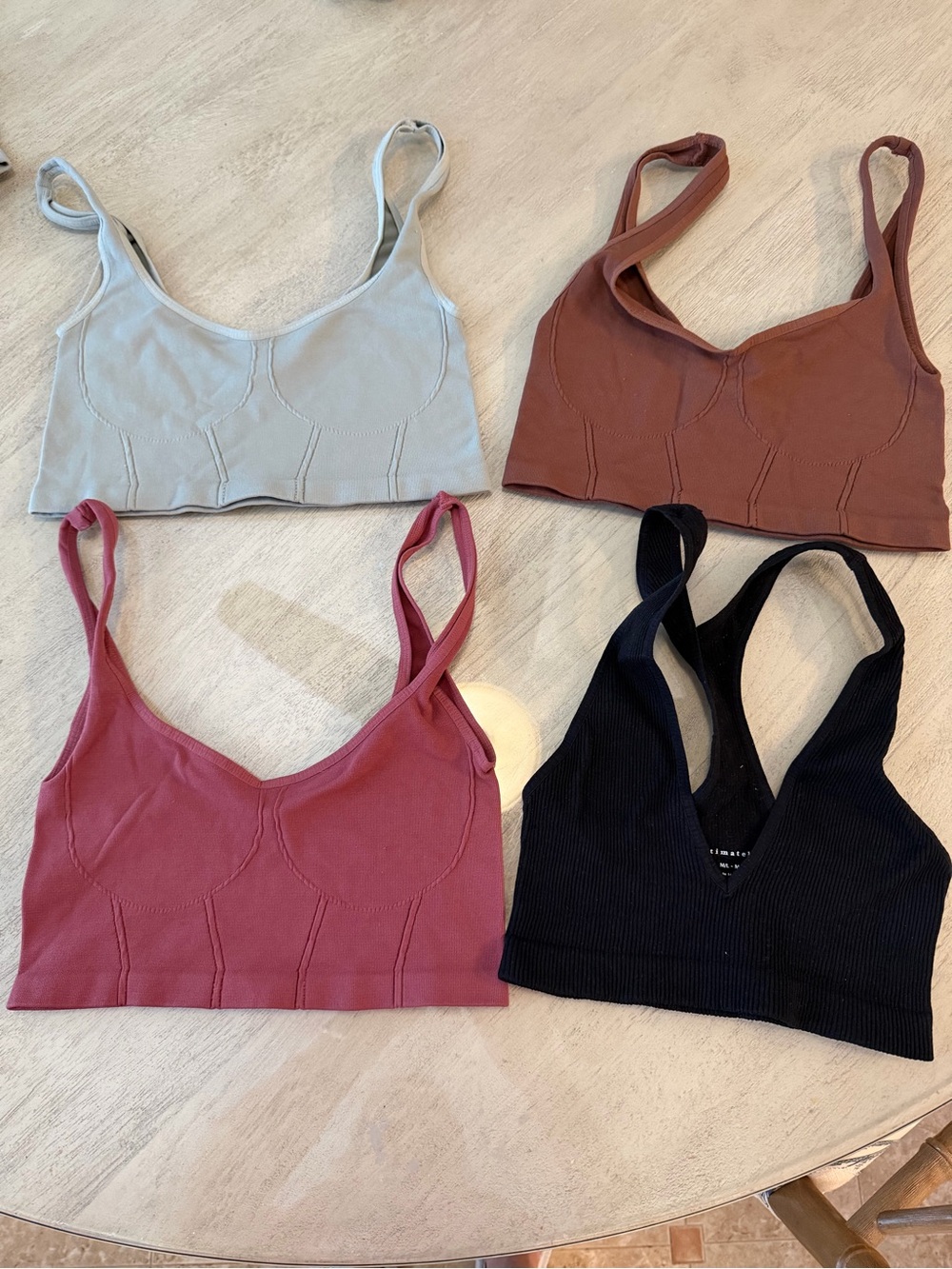 INTIMATELY FREE PEOPLE • 4-PIECE BRA / BRALETTE BUNDLE #4 • SIZE M/L
